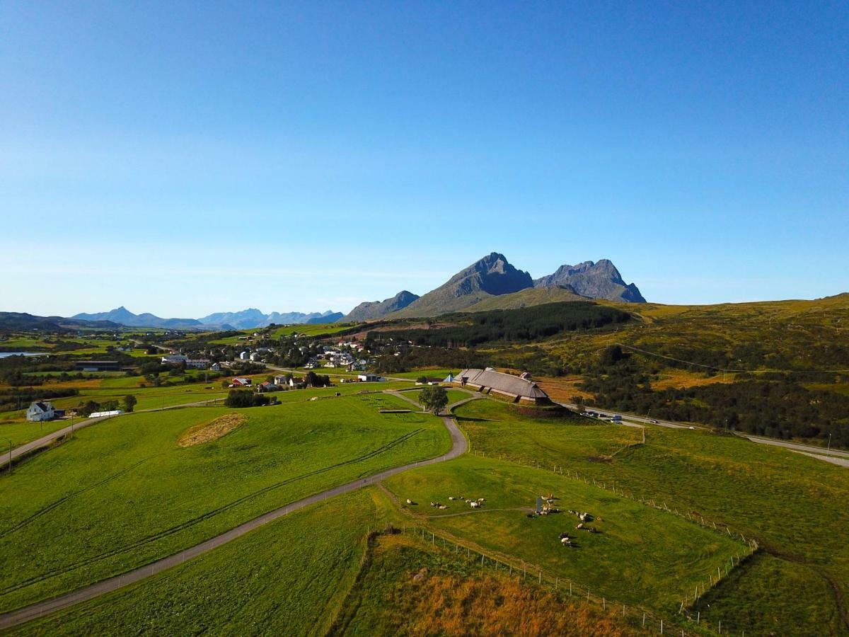 Midnight Sun View Lofoten Leknes Dış mekan fotoğraf