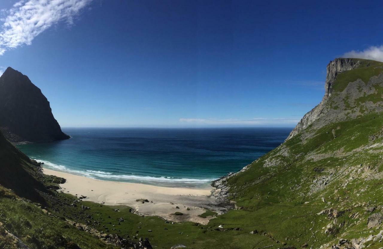 Midnight Sun View Lofoten Leknes Dış mekan fotoğraf